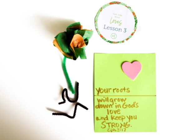The One Who Loves: Lesson 3 Craft