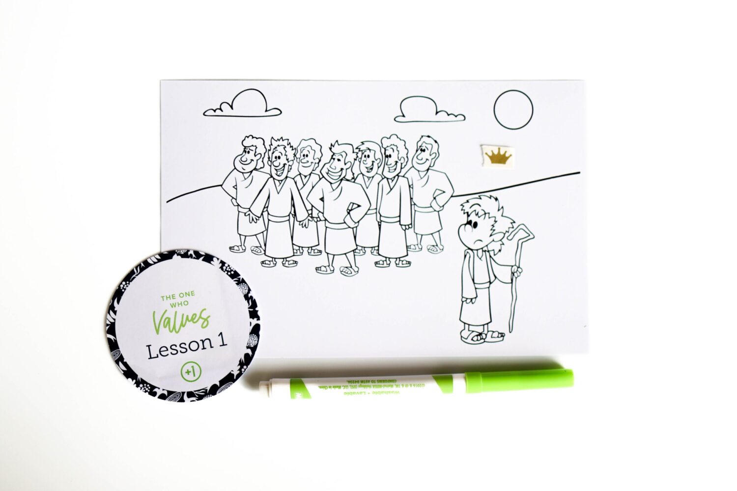 The One Who Values: Lesson 1 Craft