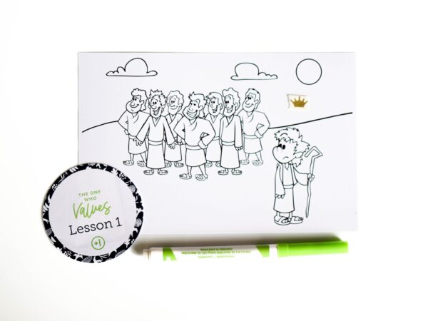 The One Who Values: Lesson 1 Craft